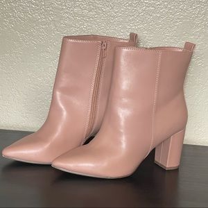 Nude beige boots size 8